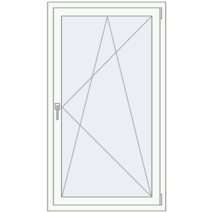 Купити Вікна 900x1500 мм REHAU Euro 70 Білий (RAL 9016) з двох сторін