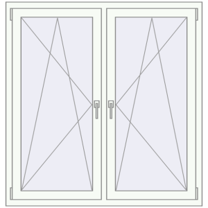 Купити Вікна 1300x1370 мм REHAU Brillant-Design