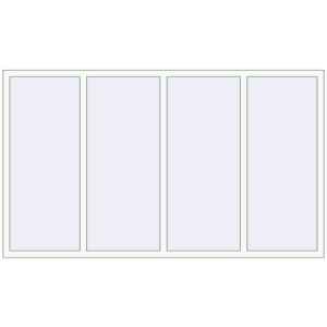 Купити Вікна 2400x1400 мм REHAU Euro 60 Білий (RAL 9016) з двох сторін