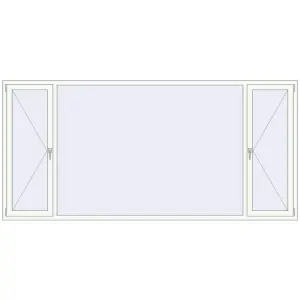 Купити Вікна 3120x1480 мм REHAU Euro 70 Білий (RAL 9016) з двох сторін