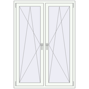 Купити Вікна 1130x1610 мм REHAU Euro 70 Білий (RAL 9016) з двох сторін