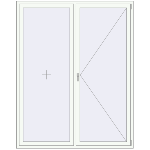 Купити Вікна 1750x2200 мм REHAU Euro 70 Білий (RAL 9016) з двох сторін