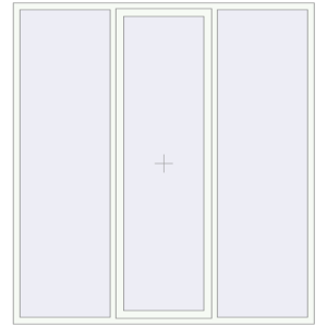 Купити Вікна 2250x2400 мм REHAU Euro 60 Білий (RAL 9016) з двох сторін