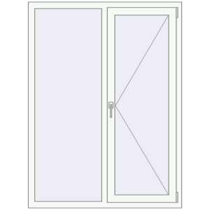 Купити Вікна 1170x1620 мм REHAU Euro 70 Білий (RAL 9016) з двох сторін