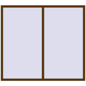 Купити Вікна 1900x1700 мм REHAU Euro 60 WALNUT з двох сторін