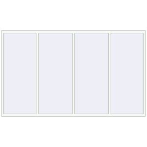 Купити Вікна 2950x1750 мм REHAU Euro 70 Білий (RAL 9016) з двох сторін