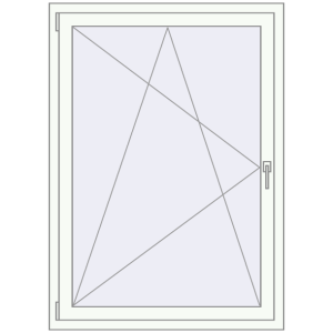 Купити Вікна 1000x1400 мм REHAU Euro 60 Білий (RAL 9016) з двох сторін