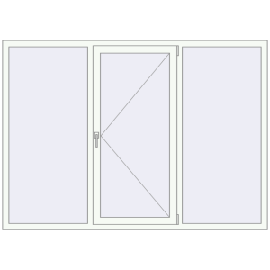 Купити Вікна 2100x1500 мм REHAU Euro 60 Білий (RAL 9016) з двох сторін