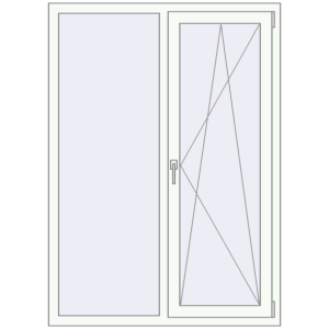 Купити Вікна 1200x1600 мм REHAU Euro 70 Білий (RAL 9016) з двох сторін