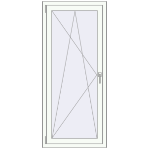 Купити Вікна 660x1568 мм REHAU Euro 70 Білий (RAL 9016) з двох сторін