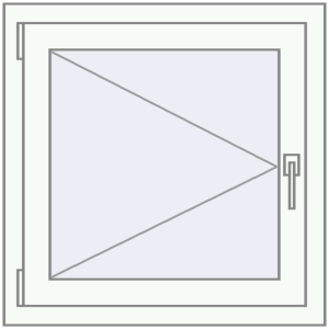 Купити Вікна 700x700 мм REHAU Euro 60 Білий (RAL 9016) з двох сторін