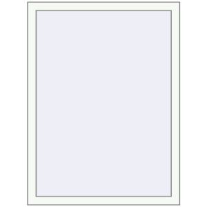 Металопластикове вікно 910x1230 мм Одностулкове (комплектація: За замовчуванням). Вид зсередини Купити Вікна 910x1230 мм REHAU Euro 70 Білий (RAL 9016) з двох сторін