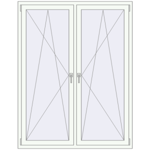 Купити Вікна 1400x1800 мм REHAU Euro 70 Білий (RAL 9016) з двох сторін
