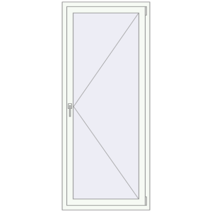 Купити Вікна 800x1900 мм REHAU Euro 70 Білий (RAL 9016) з двох сторін