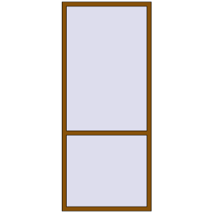 Купити Вікна 1030x2410 мм REHAU Euro 60 GOLDEN OAK з двох сторін