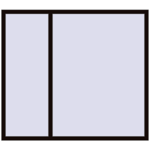 Купити Вікна 1800x1600 мм REHAU SYNEGO MD BLACK_BROWN з двох сторін