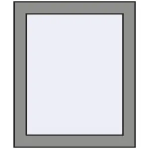 Купити Вікна 500x600 мм Altest Pony 375 RAL 9007 Grey aluminium з двох сторін