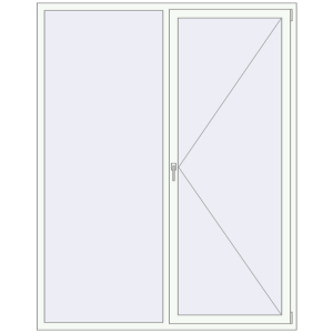 Купити Вікна 1750x2200 мм REHAU SYNEGO MD Білий (RAL 9016) з двох сторін