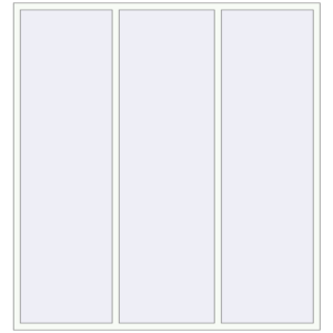 Купити Вікна 2250x2400 мм REHAU Brillant-Design Білий (RAL 9016) з двох сторін