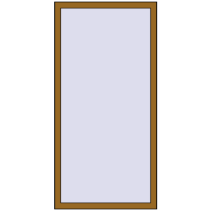 Купити Вікна 800x1700 мм REHAU Euro 70 LIGHT_OAK з двох сторін