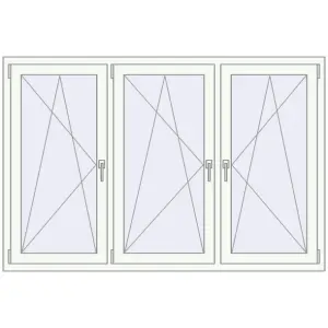 Купити Вікна 1800x1200 мм REHAU Euro 60 Білий (RAL 9016) з двох сторін