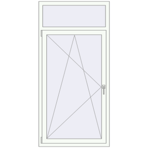 Купити Вікна 900x1850 мм REHAU Euro 70