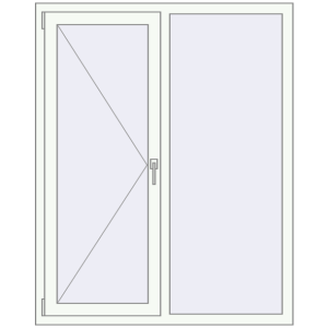 Купити Вікна 1200x1500 мм REHAU Euro 60 Білий (RAL 9016) з двох сторін