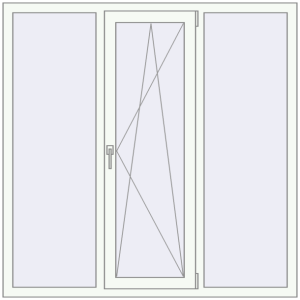 Купити Вікна 1500x1500 мм REHAU SYNEGO MD Білий (RAL 9016) з двох сторін