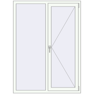Купити Вікна 1200x1640 мм REHAU Euro 70 Білий (RAL 9016) з двох сторін