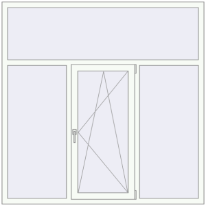 Купити Вікна 1800x1800 мм REHAU Euro 60 Білий (RAL 9016) з двох сторін
