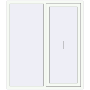 Купити Вікна 1300x1500 мм REHAU Euro 60 Білий (RAL 9016) з двох сторін