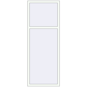 Купити Вікна 770x2040 мм REHAU Brillant-Design Білий (RAL 9016) з двох сторін