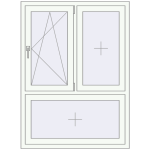 Купити Вікна 1070x1450 мм REHAU Euro 70