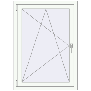 Купити Вікна 830x1130 мм REHAU Euro 70 Білий (RAL 9016) з двох сторін
