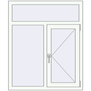 Купити Вікна 1000x1200 мм REHAU Euro 70 Білий (RAL 9016) з двох сторін