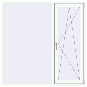 Купити Вікна 1400x1400 мм REHAU Euro 70