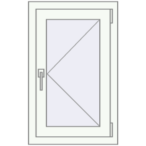 Купити Вікна 510x770 мм REHAU Euro 60 Білий (RAL 9016) з двох сторін
