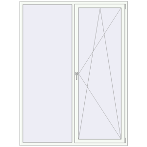 Купити Вікна 1690x2260 мм REHAU Euro 70 Білий (RAL 9016) з двох сторін