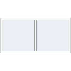 Купити Вікна 1700x850 мм REHAU Euro 60 Білий (RAL 9016) з двох сторін