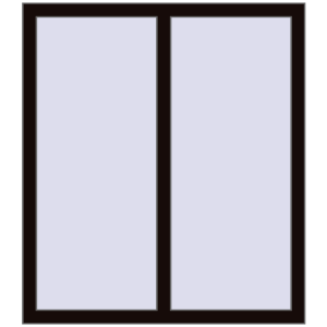 Купити Вікна 1000x1200 мм REHAU SYNEGO MD BLACK_BROWN з двох сторін
