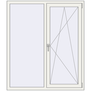 Купити Вікна 1300x1500 мм REHAU Euro 60