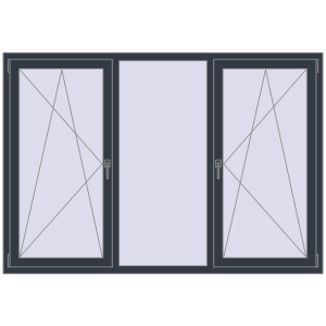 Купити Вікна 1999x1380 мм REHAU Euro 70