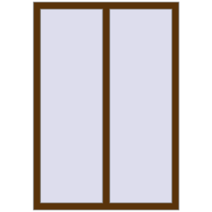 Купити Вікна 1030x1470 мм REHAU Euro 60 WALNUT з двох сторін
