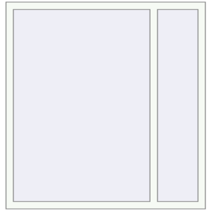 Купити Вікна 1350x1400 мм REHAU Euro 70 Білий (RAL 9016) з двох сторін