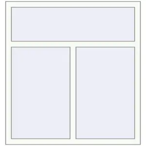 Купити Вікна 1170x1240 мм REHAU Euro 60 Білий (RAL 9016) з двох сторін