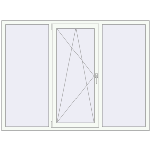 Купити Вікна 1900x1400 мм REHAU Euro 60 Білий (RAL 9016) з двох сторін