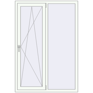 Купити Вікна 1150x1670 мм REHAU Euro 70 Білий (RAL 9016) з двох сторін