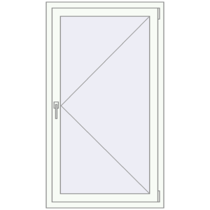 Купити Вікна 770x1470 мм REHAU Brillant-Design