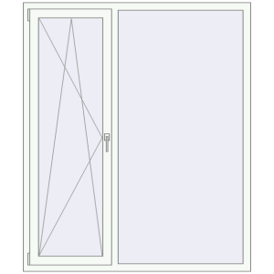 Купити Вікна 1500x1770 мм REHAU Euro 60