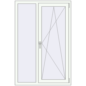 Купити Вікна 1000x1500 мм REHAU Euro 70 Білий (RAL 9016) з двох сторін